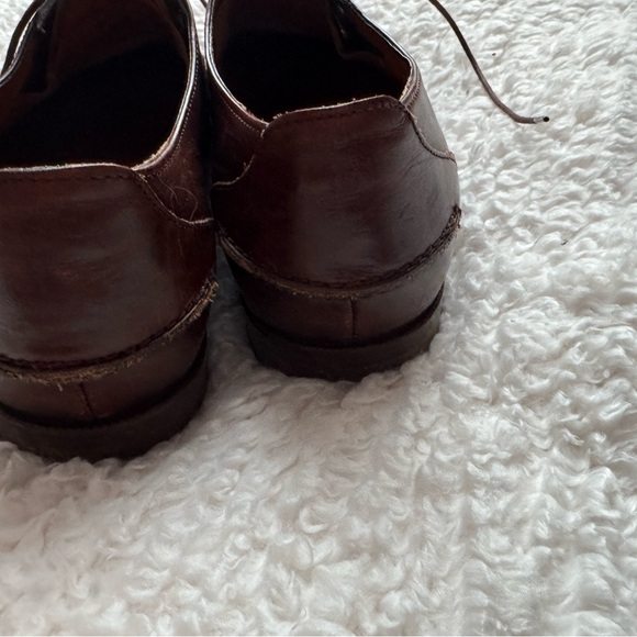 Madewell English Saddle Brown Leather Cap Toe Lace-Up Oxfords – Women’s (Size 9) - Picture 13 of 13